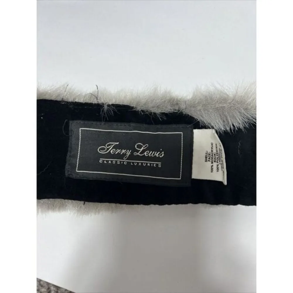 Faux Fur Head Band Silver Fox Terry Lewis Classic‎ Luxuries